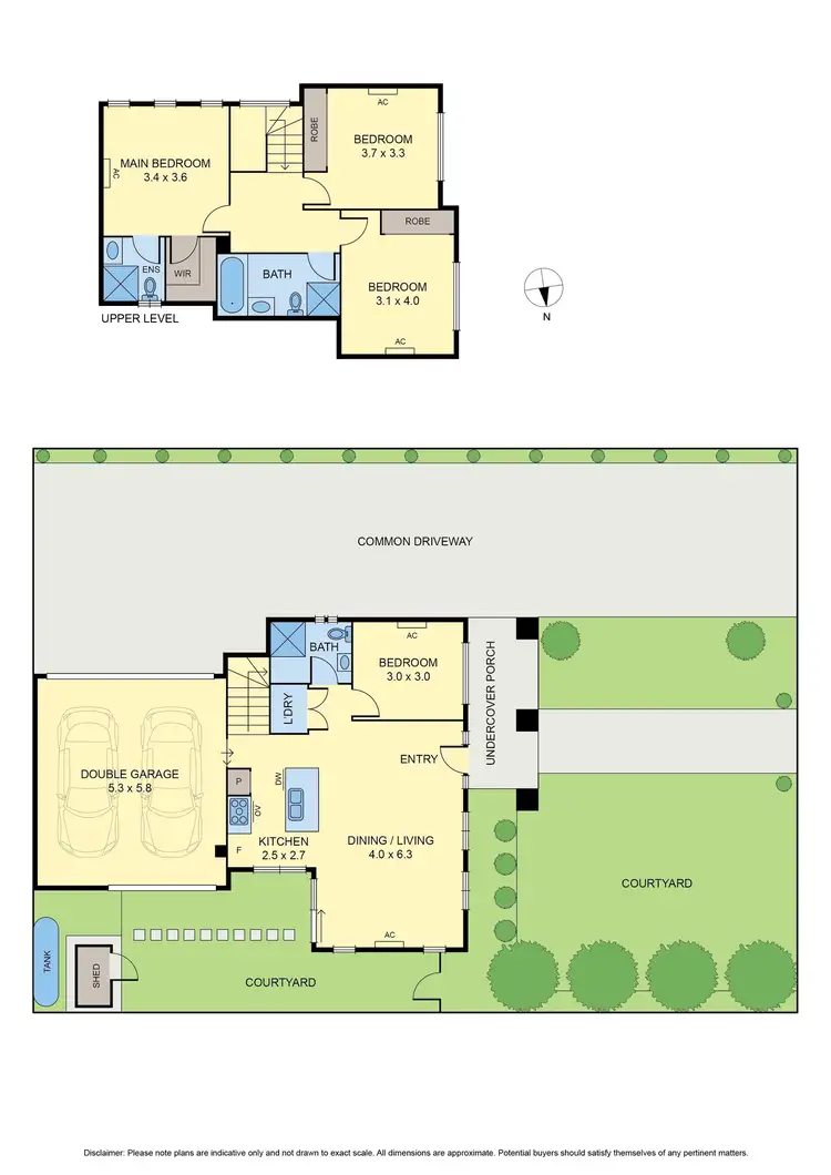 Floorplan of Homely house listing, UNIT 1/16 Danin Street, Pascoe Vale VIC 3044