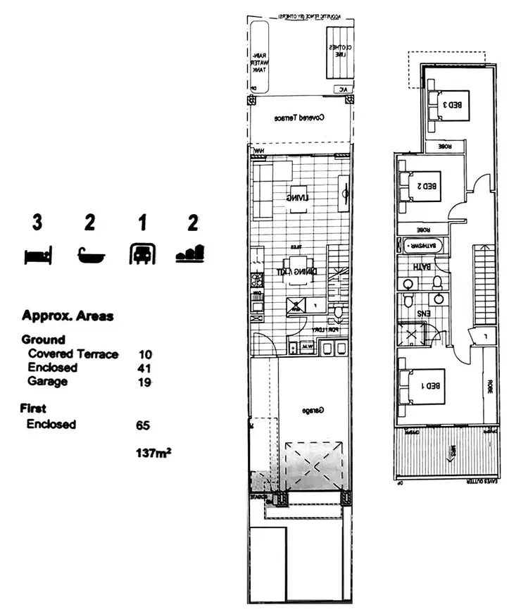 Floorplan of Homely townhouse listing, 20 Halyard Crescent, Hope Island QLD 4212