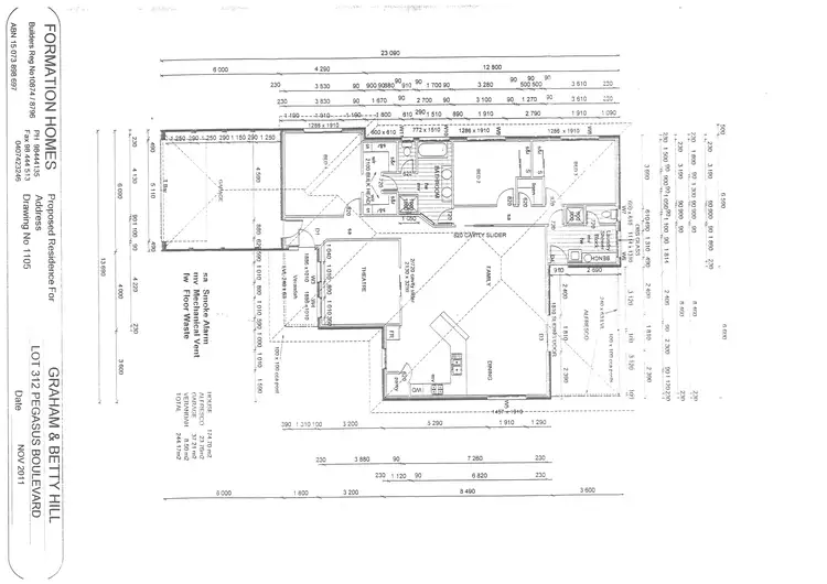 Floorplan of Homely house listing, 63 Pegasus Boulevard, Mckail WA 6330