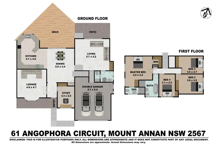 Floorplan of Homely house listing, 61 Angophora Circuit, Mount Annan NSW 2567
