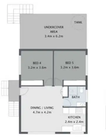 Floorplan of Homely unit listing, 19 OAKLEY STREET, Manly QLD 4179