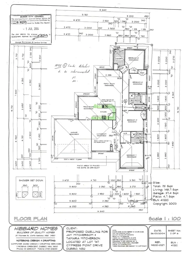 Floorplan of Homely house listing, 20 Cypress Point Drive, Dubbo NSW 2830