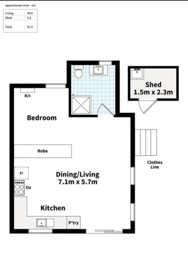 Floorplan of Homely unit listing, 33/111 Cox Road, Aldinga Beach SA 5173