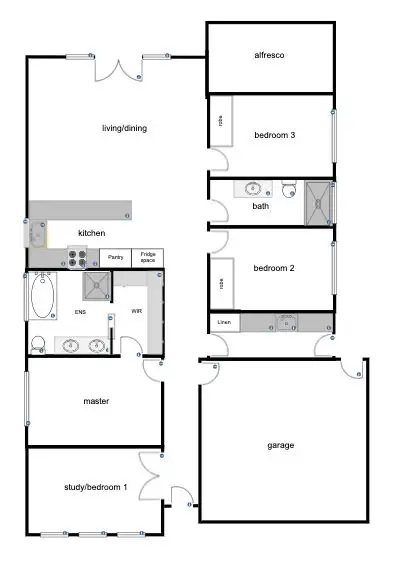Floorplan of Homely house listing, 8B GRANTHAM GROVE, Paradise SA 5075