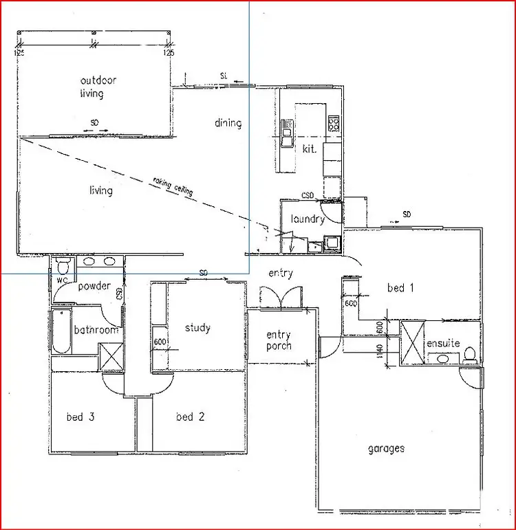 Floorplan of Homely house listing, 4 Bramble Place, Tewantin QLD 4565