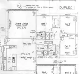 Floorplan of Homely semi-detached listing, 1 Glenridge Street, Upper Coomera QLD 4209
