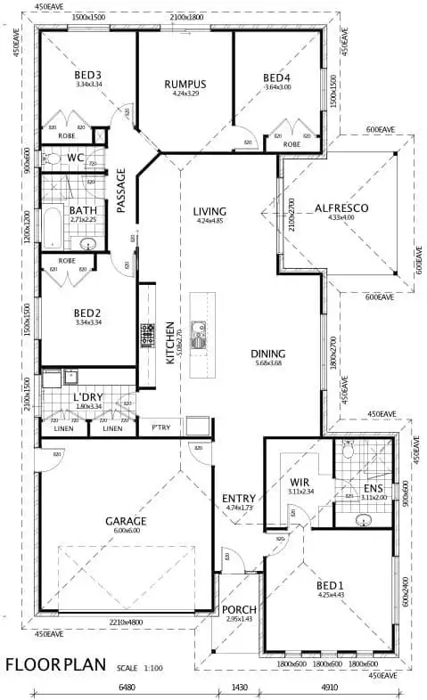 Floorplan of Homely house listing, 2 Sadies Way, Leongatha VIC 3953