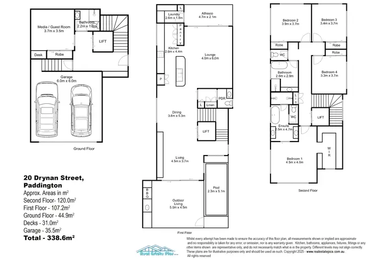 Floorplan of Homely house listing, 20 Drynan Street, Paddington QLD 4064