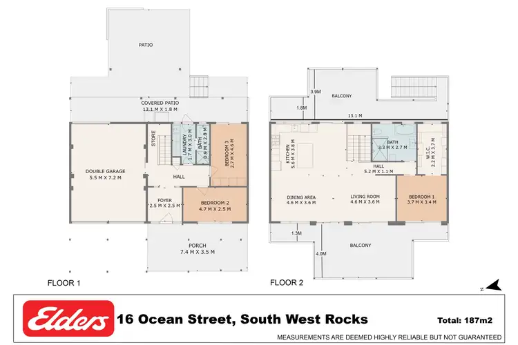 Floorplan of Homely house listing, 16 OCEAN STREET, South West Rocks NSW 2431