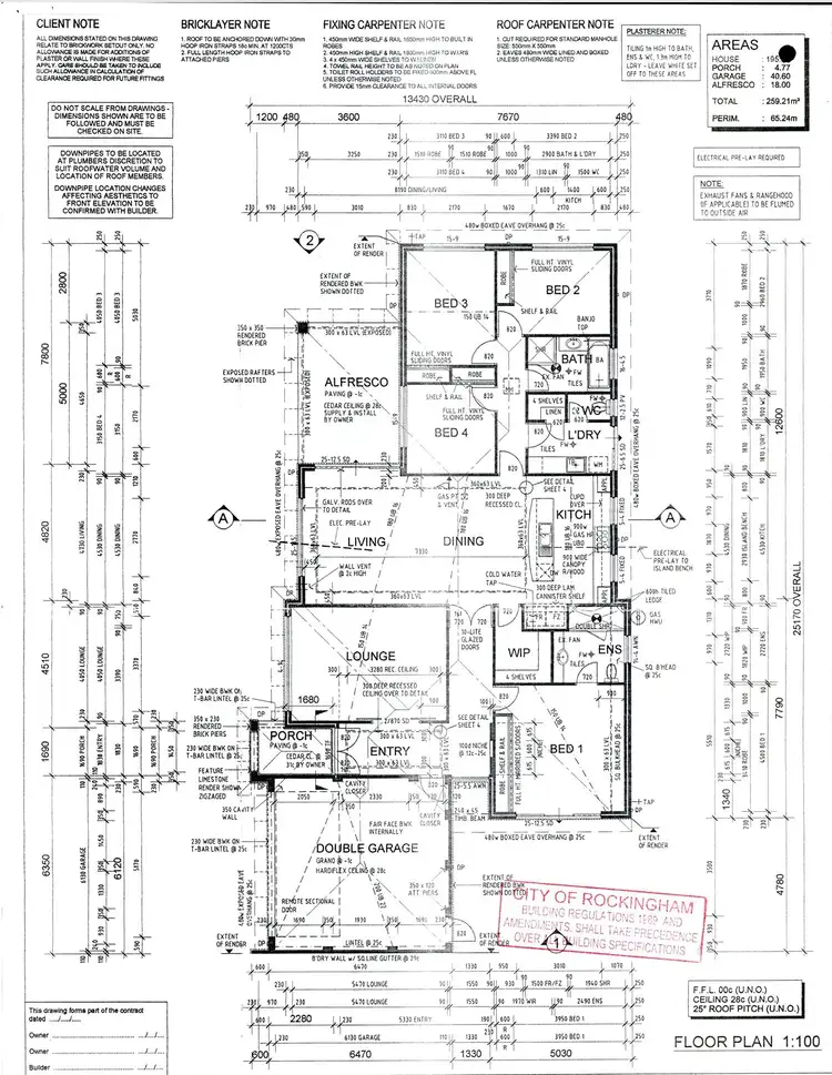 Floorplan of Homely house listing, 51 Aldersyde Meander, Baldivis WA 6171
