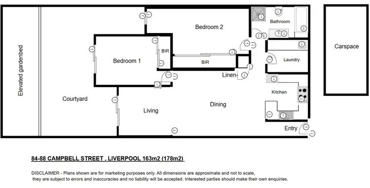 Floorplan of Homely unit listing, Address available on request