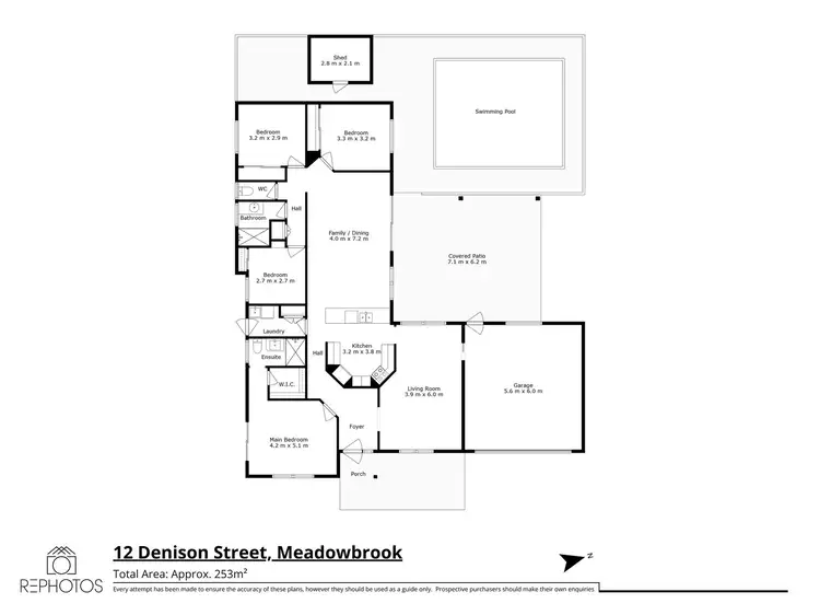 Floorplan of Homely house listing, 12 Denison Street, Meadowbrook QLD 4131