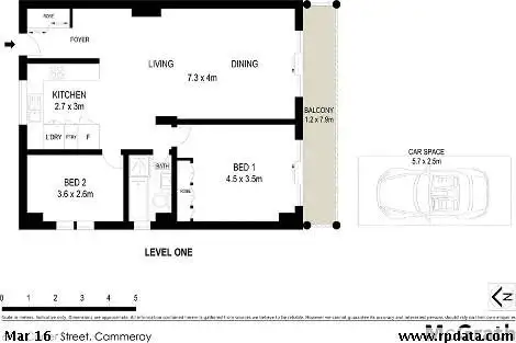 Floorplan of Homely unit listing, UNIT 30/55 CARTER STREET, Cammeray NSW 2062