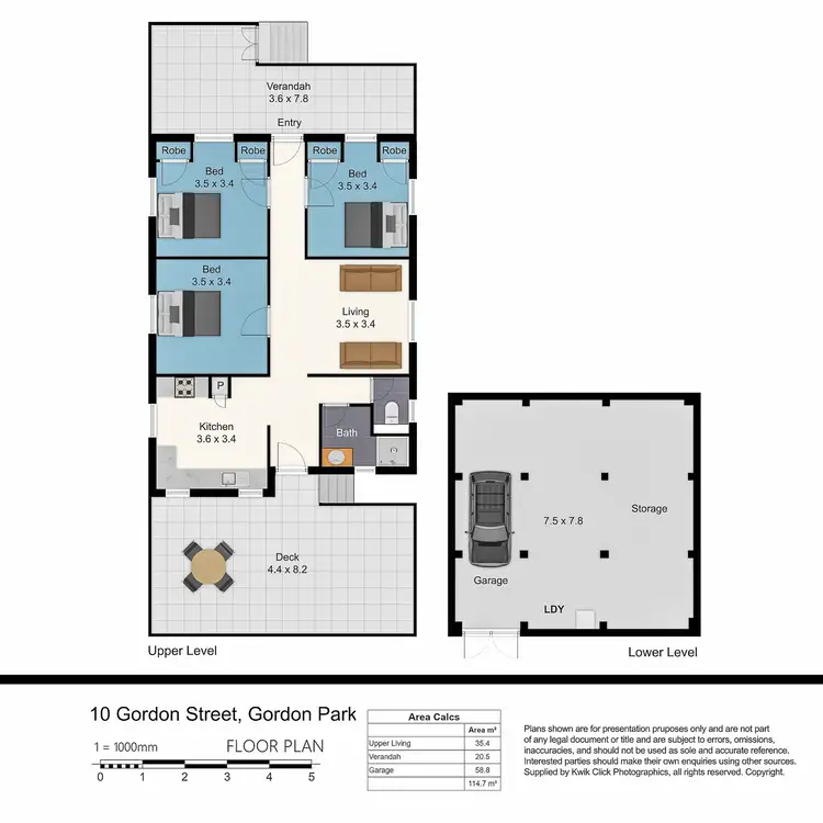 Floorplan of Homely house listing, 10 Gordon Street, Gordon Park QLD 4031