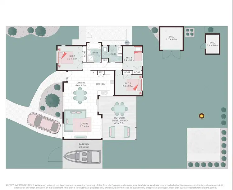 Floorplan of Homely house listing, 41 Piringa Street, Wurtulla QLD 4575
