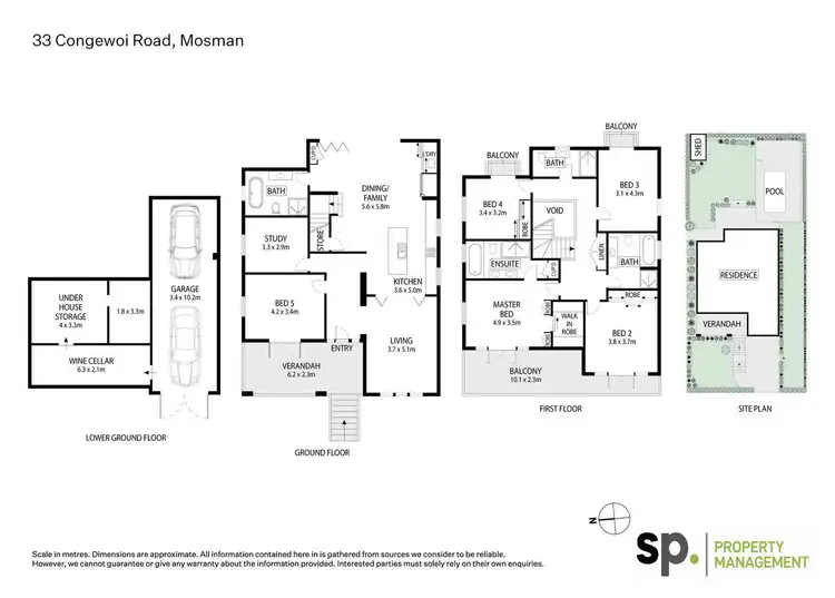 Floorplan of Homely house listing, 33 Congewoi Road, Mosman NSW 2088