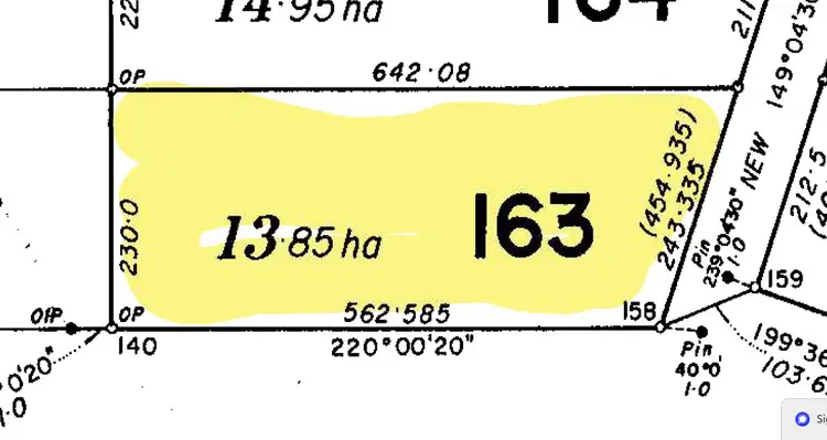 Floorplan of Homely land listing, Address available on request