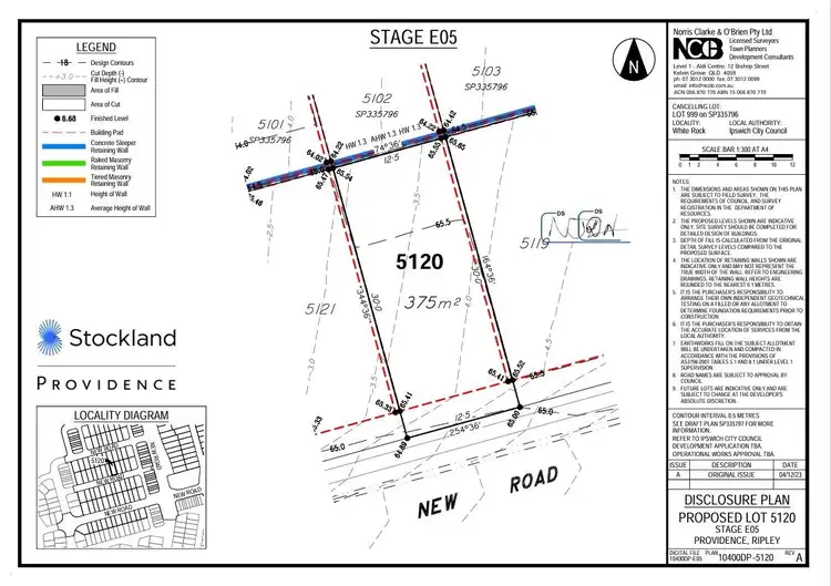 Floorplan of Homely land listing, 20 Helios Street, White Rock QLD 4306