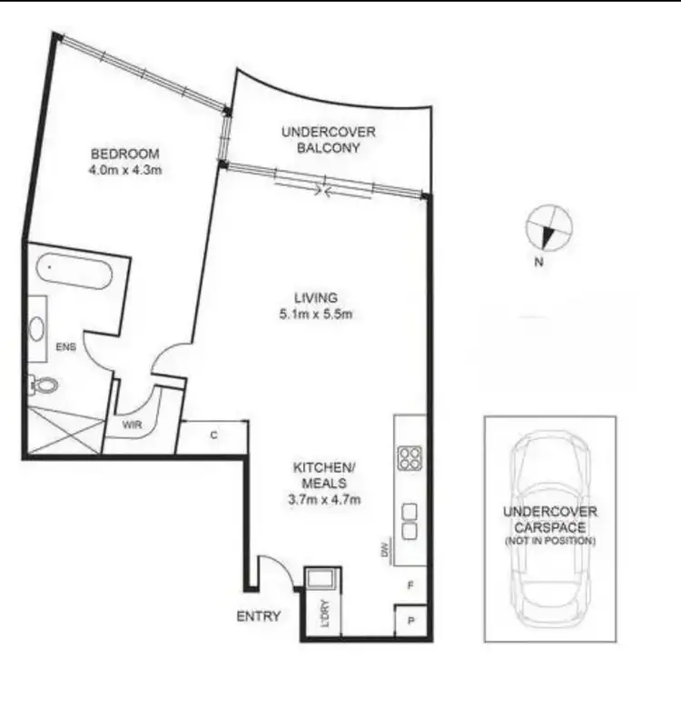 Floorplan of Homely apartment listing, UNIT 1401/576-578 ST KILDA ROAD, Melbourne VIC 3004