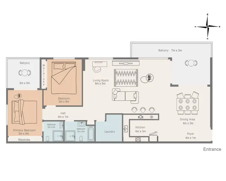 Floorplan of Homely unit listing, UNIT 39/75-83 Windsor Road, Northmead NSW 2152