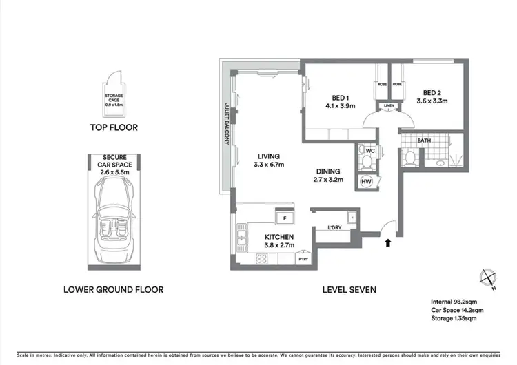 Floorplan of Homely unit listing, UNIT 20/2 Birkley Road, Manly NSW 2095
