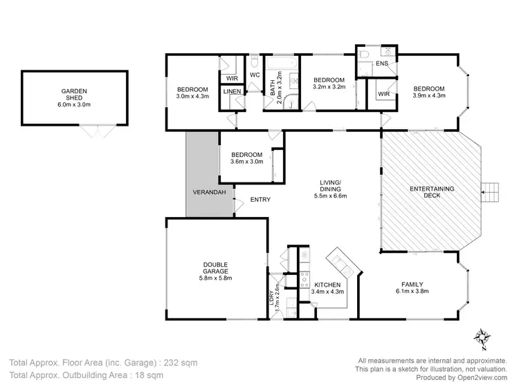 Floorplan of Homely house listing, 5750 Arthur Highway, Taranna TAS 7180