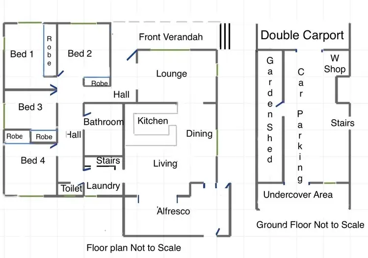 Floorplan of Homely house listing, 44 Thompson Street, Muswellbrook NSW 2333