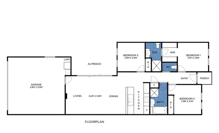 Floorplan of Homely house listing, 11 Allure Street, Palmview QLD 4553