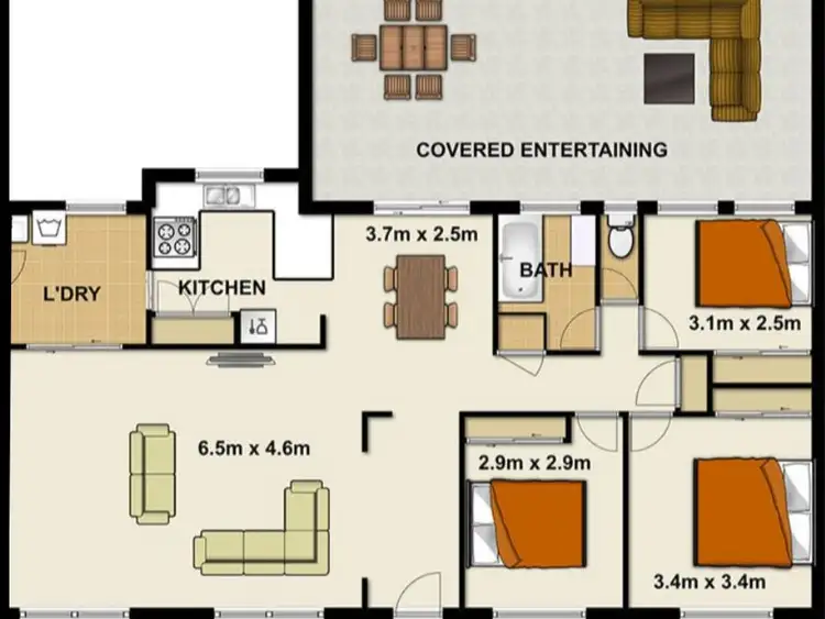 Floorplan of Homely house listing, 31 Dracon Street, Regents Park QLD 4118