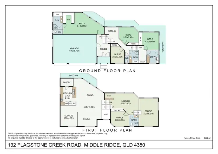 Floorplan of Homely house listing, 128-132 Flagstone Creek Road, Middle Ridge QLD 4350