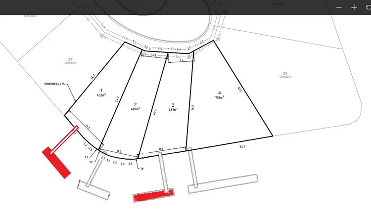 Floorplan of Homely land listing, 14 The Cove, Nelly Bay QLD 4819