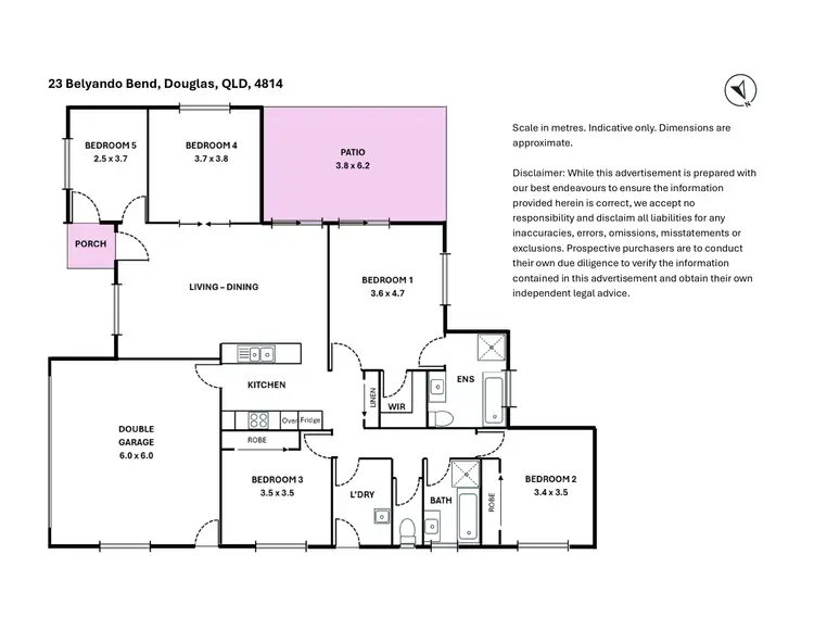 Floorplan of Homely house listing, 23 Belyando Bend, Douglas QLD 4814