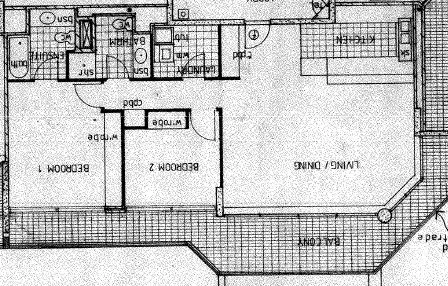 Floorplan of Homely unit listing, UNIT 32/10 Lower River Terrace, South Brisbane QLD 4101