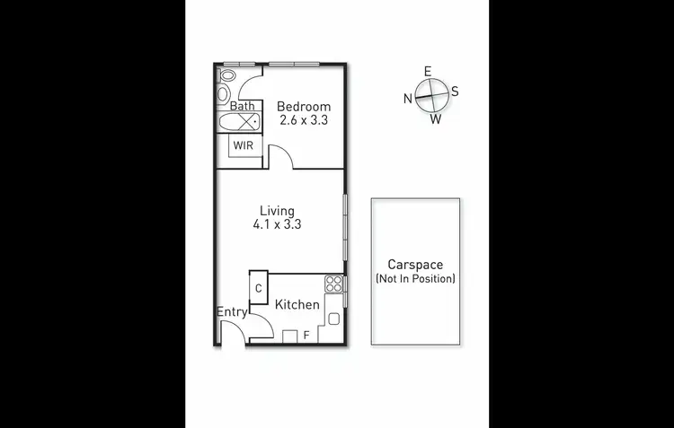 Floorplan of Homely apartment listing, UNIT 20/81 EDINBURGH STREET, Richmond VIC 3121