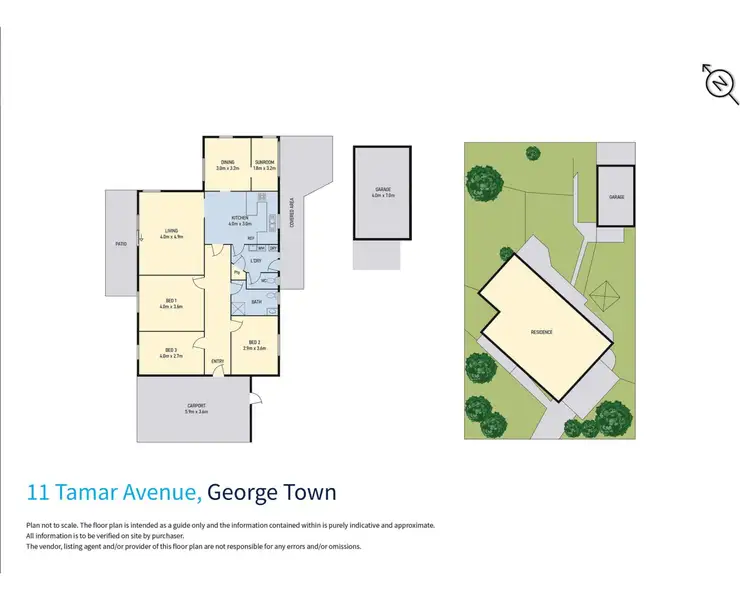 Floorplan of Homely house listing, 11 Tamar Avenue, George Town TAS 7253