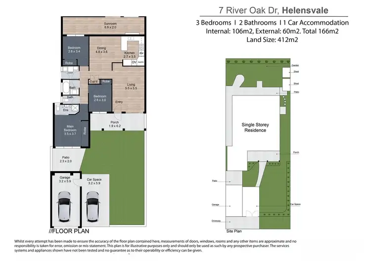 Floorplan of Homely house listing, 7 River Oak Drive, Helensvale QLD 4212