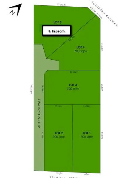 Floorplan of Homely land listing, 9a Belmore Street, Mittagong NSW 2575