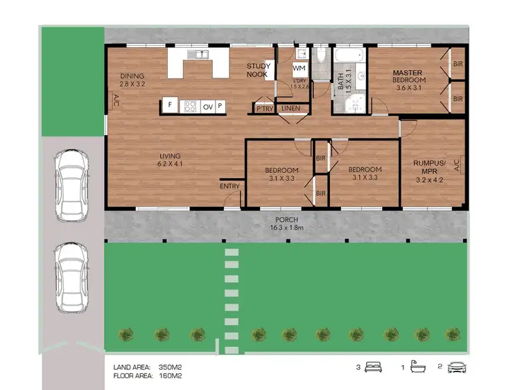 Floorplan of Homely house listing, 3 Winchester Road, Alexandra Hills QLD 4161