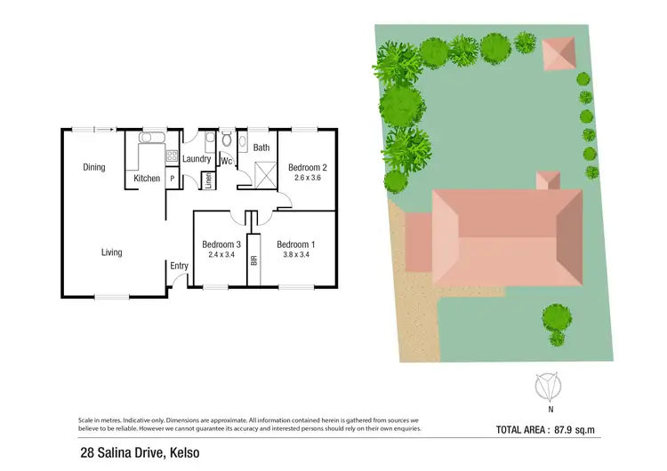 Floorplan of Homely house listing, 28 Salina Drive, Kelso QLD 4815