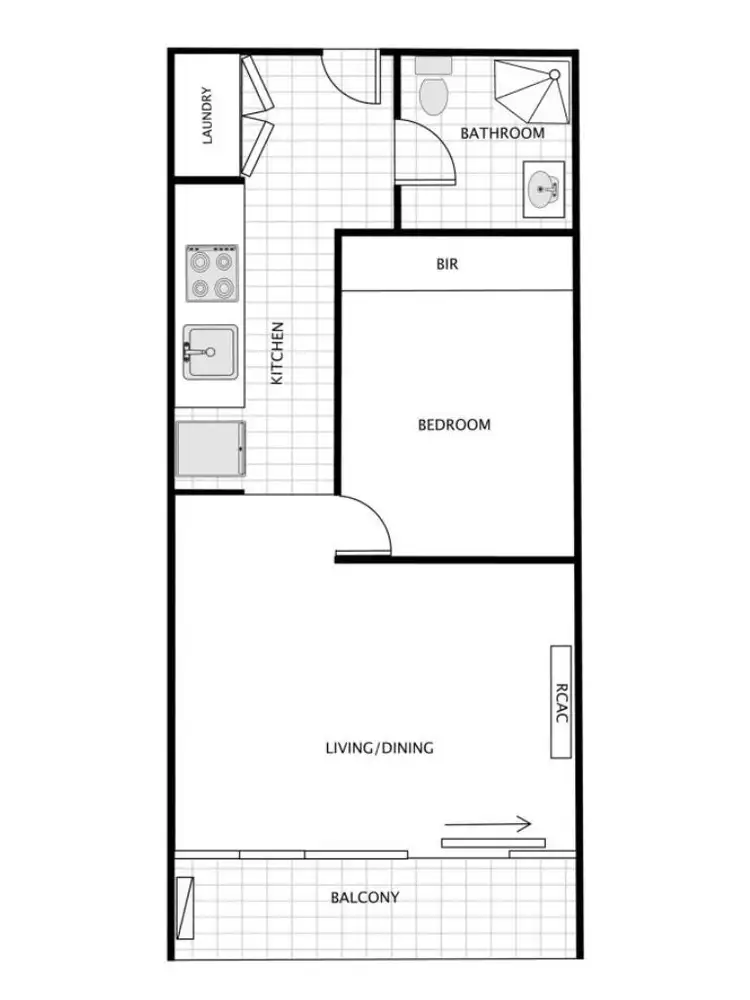 Floorplan of Homely unit listing, UNIT 104A/8 Exploration Lane, Melbourne VIC 3000