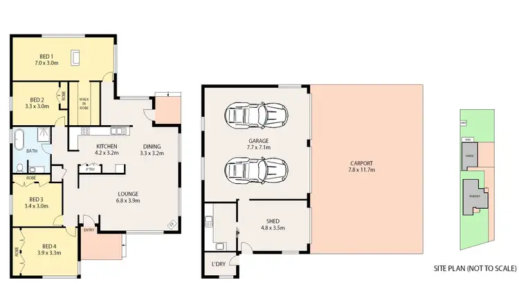 Floorplan of Homely house listing, 55 Haddon Crescent, Marks Point NSW 2280
