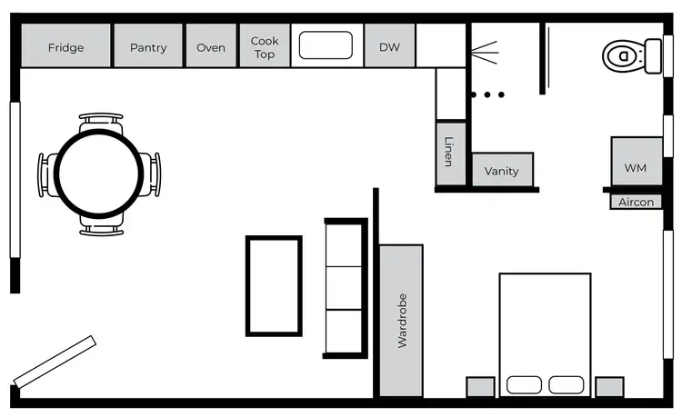 Floorplan of Homely unit listing, UNIT 2/8 Tweed Street, Coolangatta QLD 4225