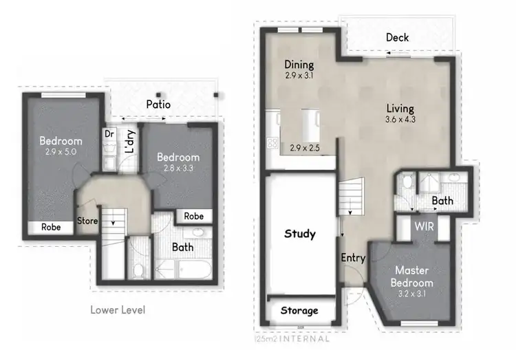 Floorplan of Homely townhouse listing, 64/31 Simpsons Road, Elanora QLD 4221