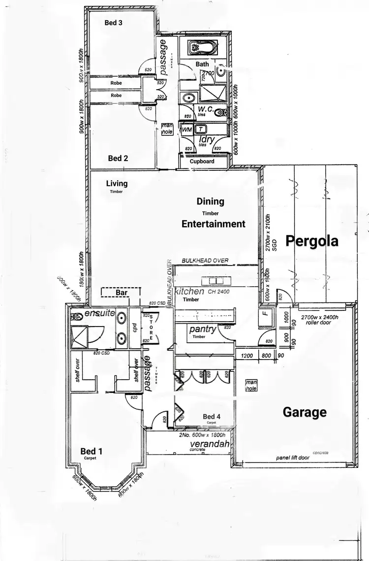 Floorplan of Homely house listing, 19 WAIORA AVENUE, Hamlyn Heights VIC 3215