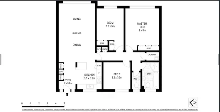 Floorplan of Homely unit listing, UNIT 15/6 Wyargine Street, Mosman NSW 2088