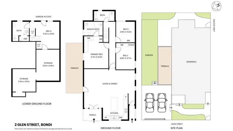 Floorplan of Homely house listing, 2 Glen Street, Bondi NSW 2026