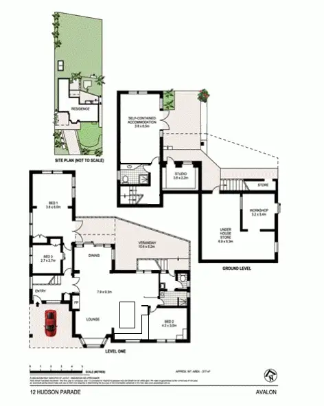 Floorplan of Homely house listing, 12 Hudson Parade, Avalon Beach NSW 2107