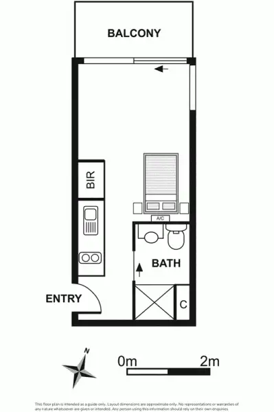 Floorplan of Homely apartment listing, 305A/71 Riversdale Road, Hawthorn VIC 3122