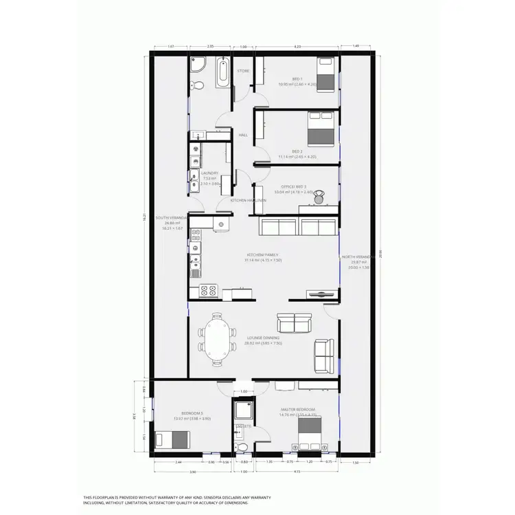 Floorplan of Homely rural property listing, 1647 Rollands Plains Road, Rollands Plains NSW 2441