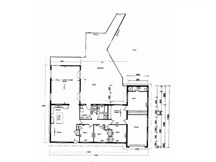 Floorplan of Homely house listing, 4 Minsky Court, Mount Low QLD 4818